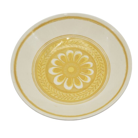 Royal China Cavalier CASABLANCA Serving Pasta Veggie Bowl YELLOW Ironstone USA - Picture 1 of 7